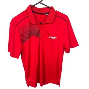 San Francisco 49er Polo Shirt Mens Medium Red Logo Football NFL Short Sleeve
